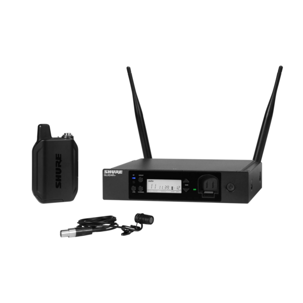 GLXD14R+/85-Z3 DIGITAL WIRELESS RACK SYSTEM GLXD4R+ RECEIVER, BELTPACK WITH WL185 LAPEL MICROPHONE